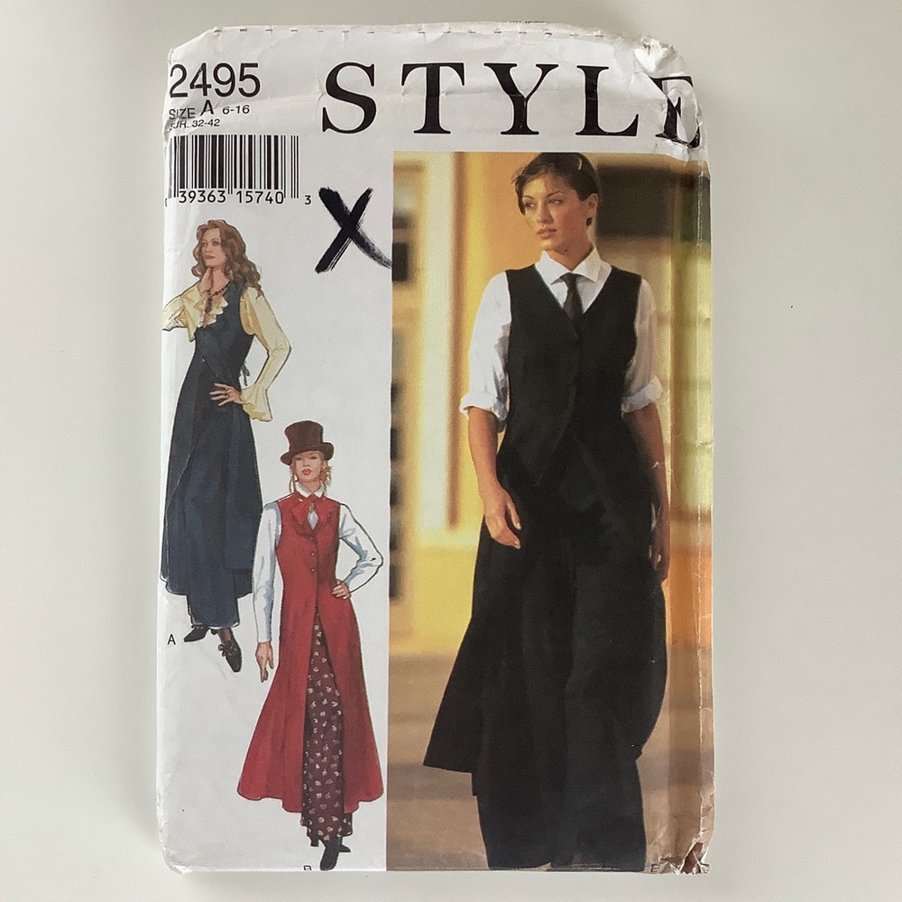 Style 2495 Sewing Pattern